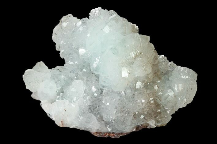 Lustrous Hemimorphite Crystal Cluster - Congo #148480